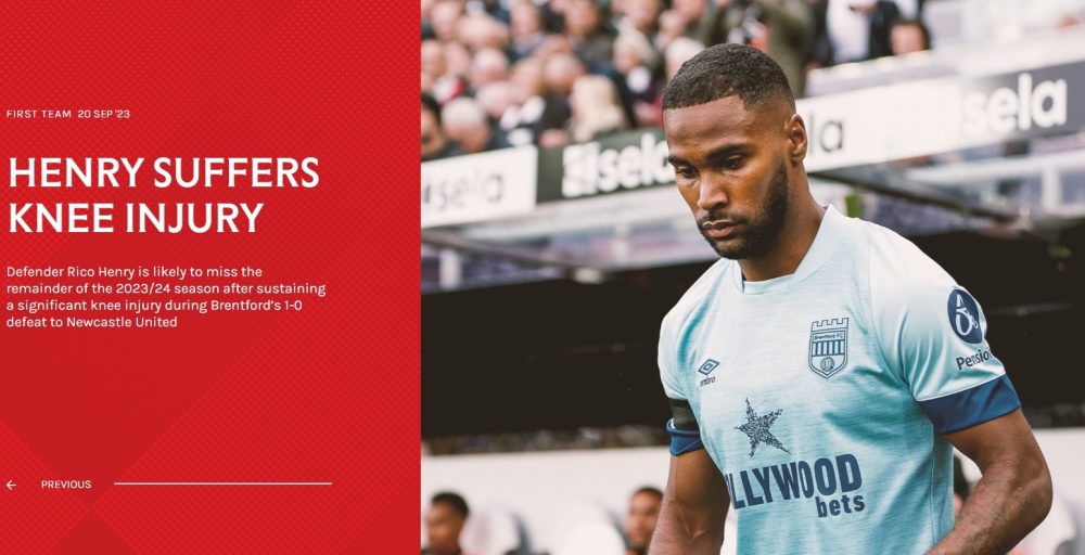  布伦特福德，亨利里希精准长传策动致命反击  